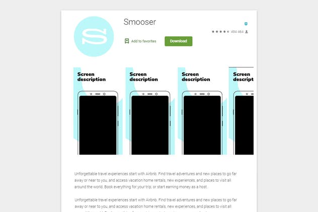 谷歌商店APP应用演示设计样机 App Mockup Preview (Google Play)插图(2)
