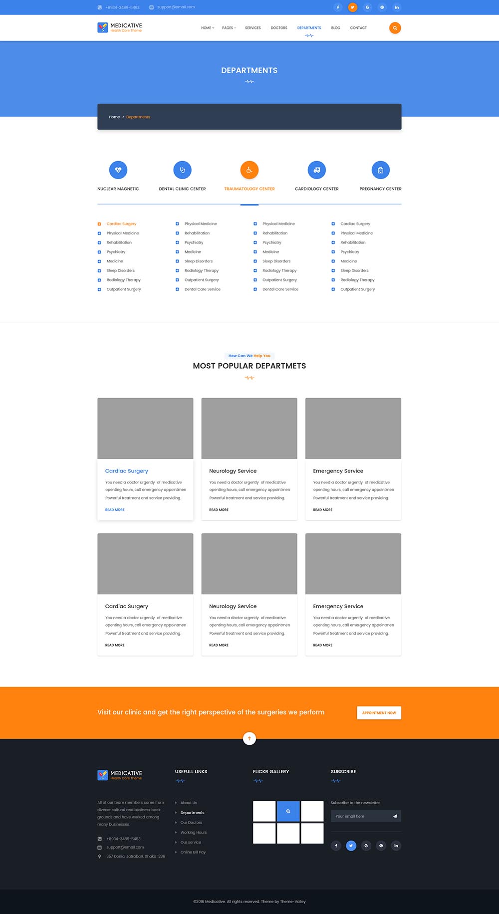 一套完美的医疗健康网站设计模板 Medical Website Template插图(6)