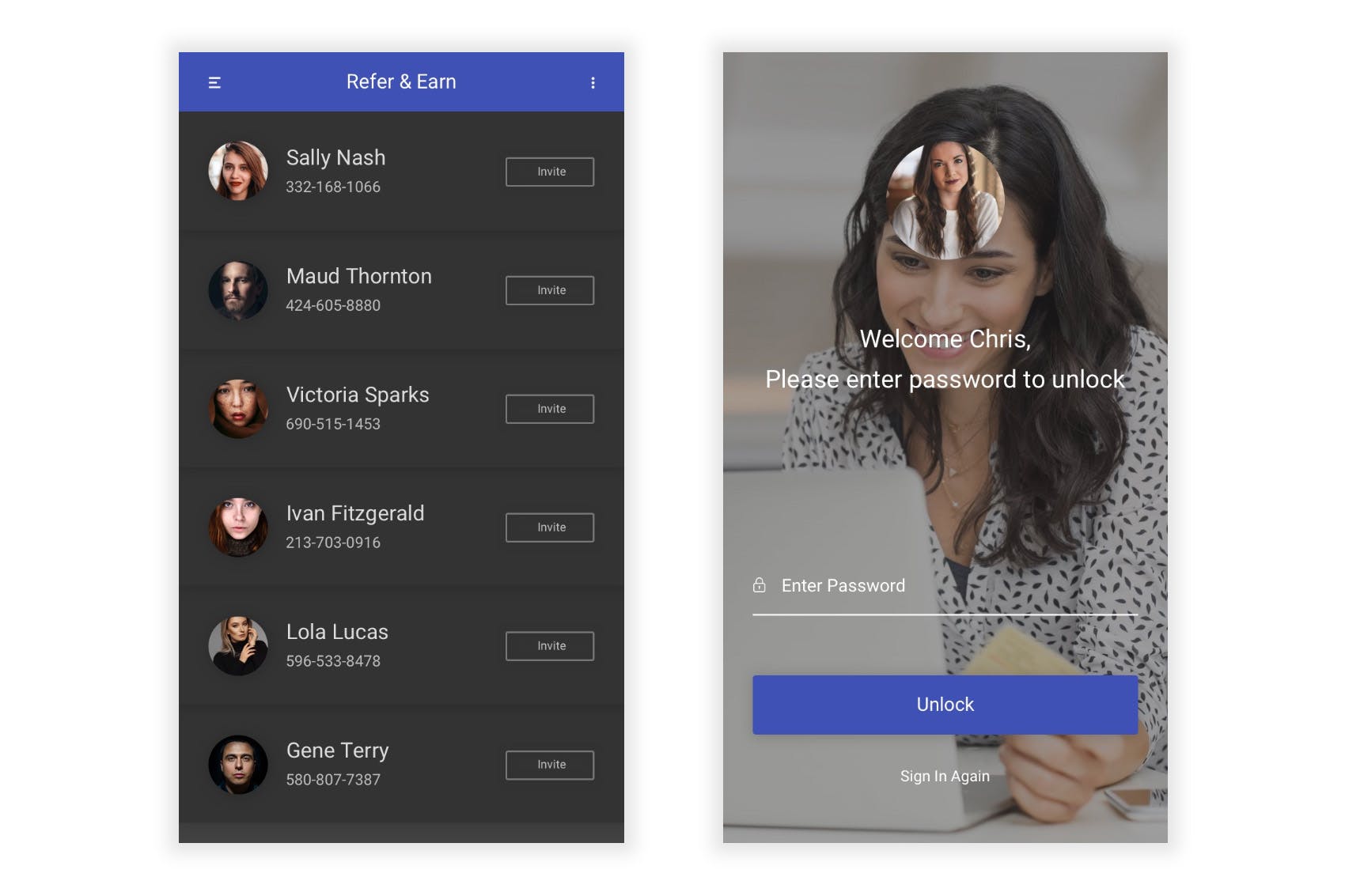 网上银行金融APP应用UI用户交互界面设计PSD模板 Vitt – Banking & Finance Photoshop UI Kit插图(5)