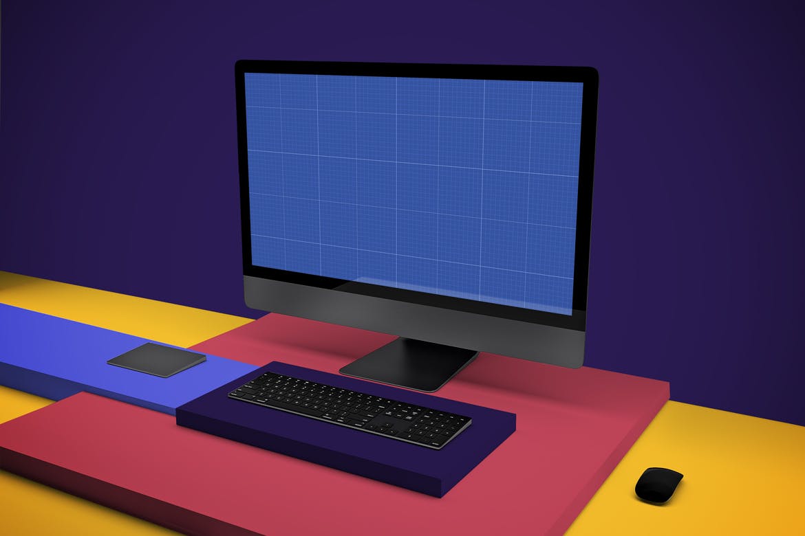 一体机电脑iMac Pro屏幕演示样机模板v2 iMac Pro Mockup V.2插图(12)