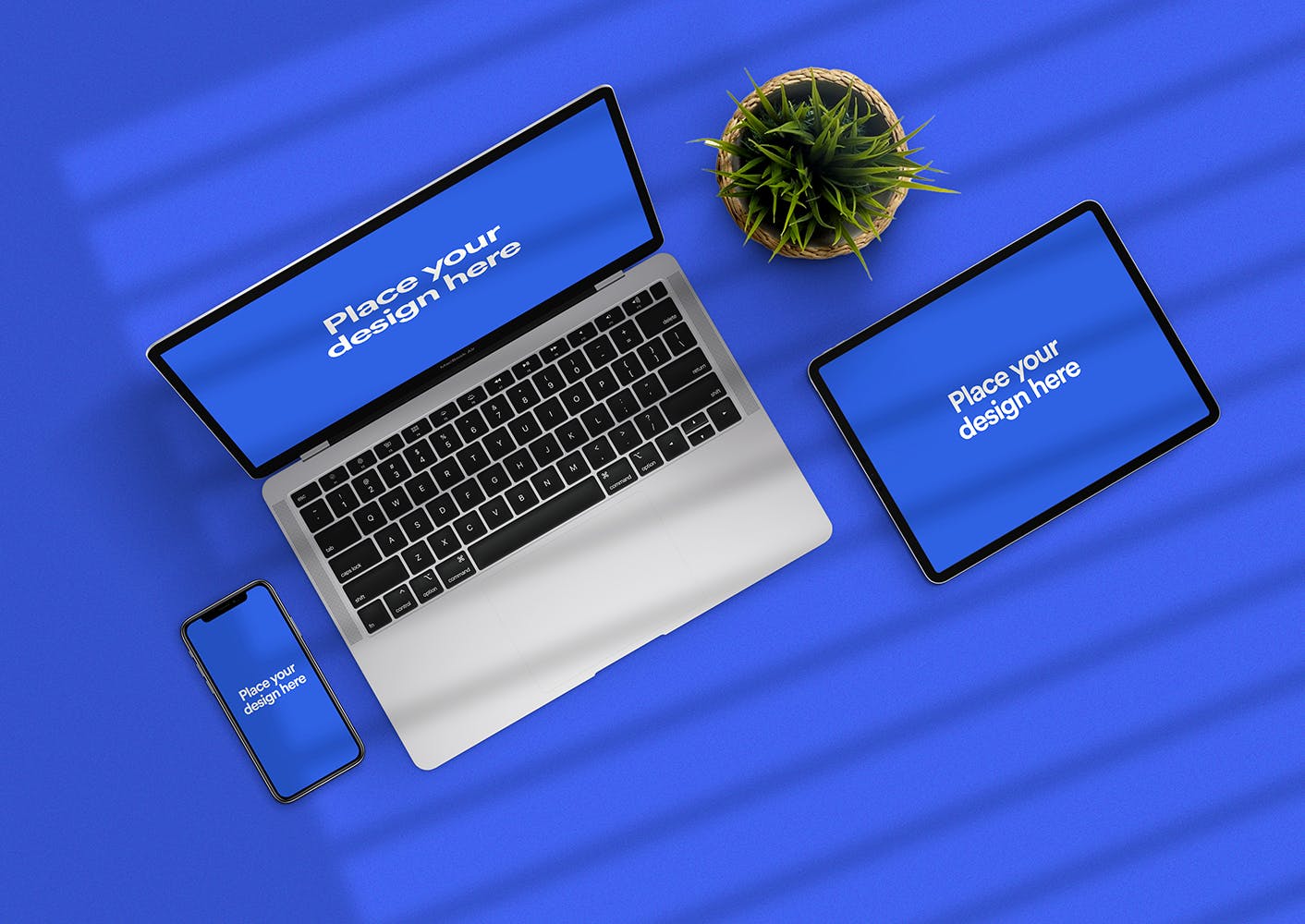 手机/平板电脑/笔记本电脑响应式设计效果图素材库精选样机v05 Responsive Device Mockup Vol 05插图(2)