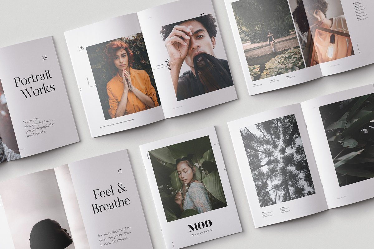 Mod时尚摄影作品图册设计模板插图(9)