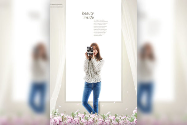 婚纱拍摄背景海报图片psd素材