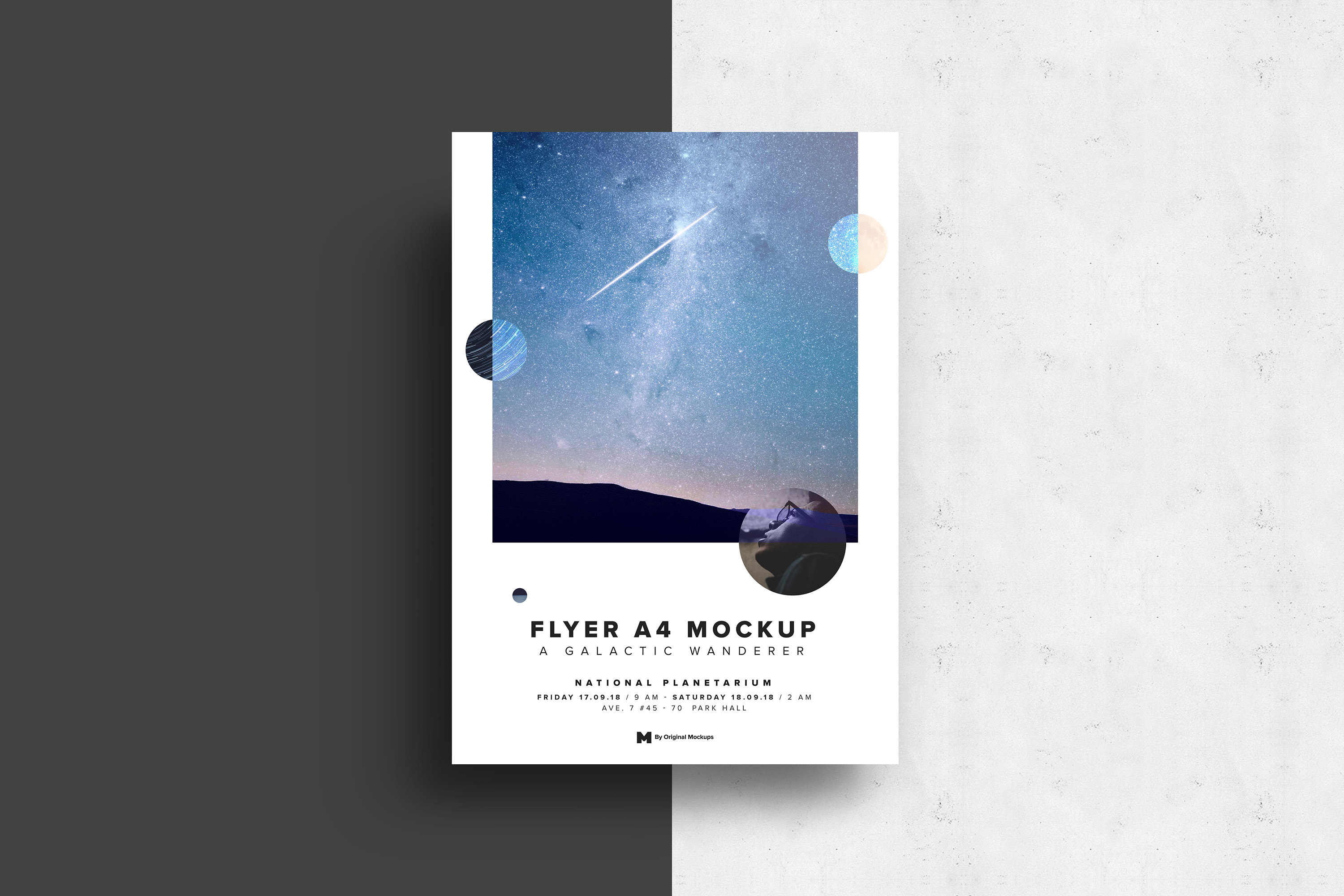 A4-A5传单设计预览图样机02 A4-A5 Flyer Mockup 02插图(3)