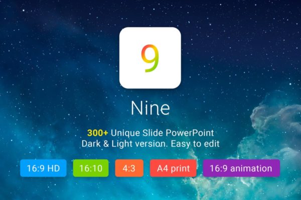 数据类信息图表通用幻灯片演示模板合集 Nine – Multipurpose PowerPoint Template