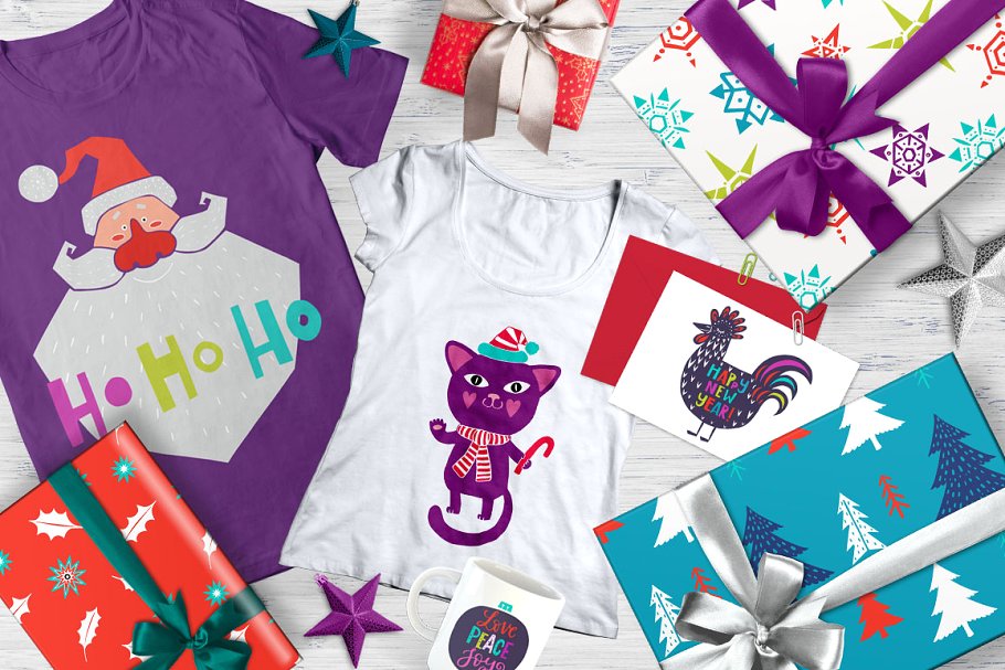 欢乐时光可爱手绘圣诞元素合集 MERRY & BRIGHT – Christmas Set插图(3)