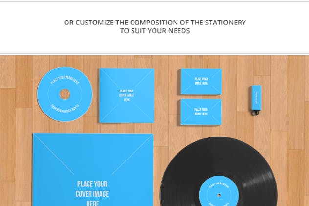 黑胶唱片&专辑封面样机套装 Vinyl Record & Album Cover Mock-ups – Party Pack插图(13)