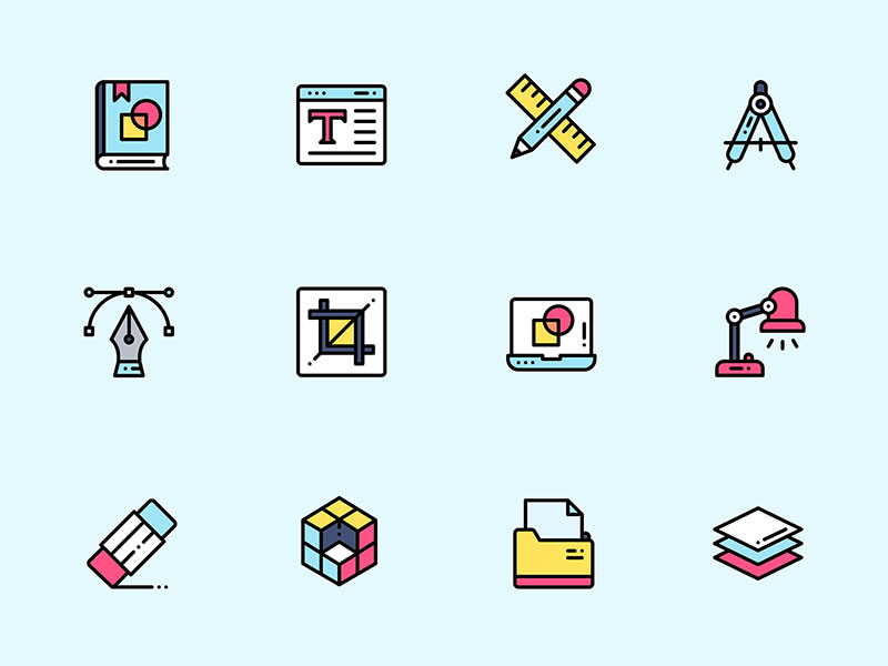 50 枚艺术与设计元素图标素材之家精选sketch素材