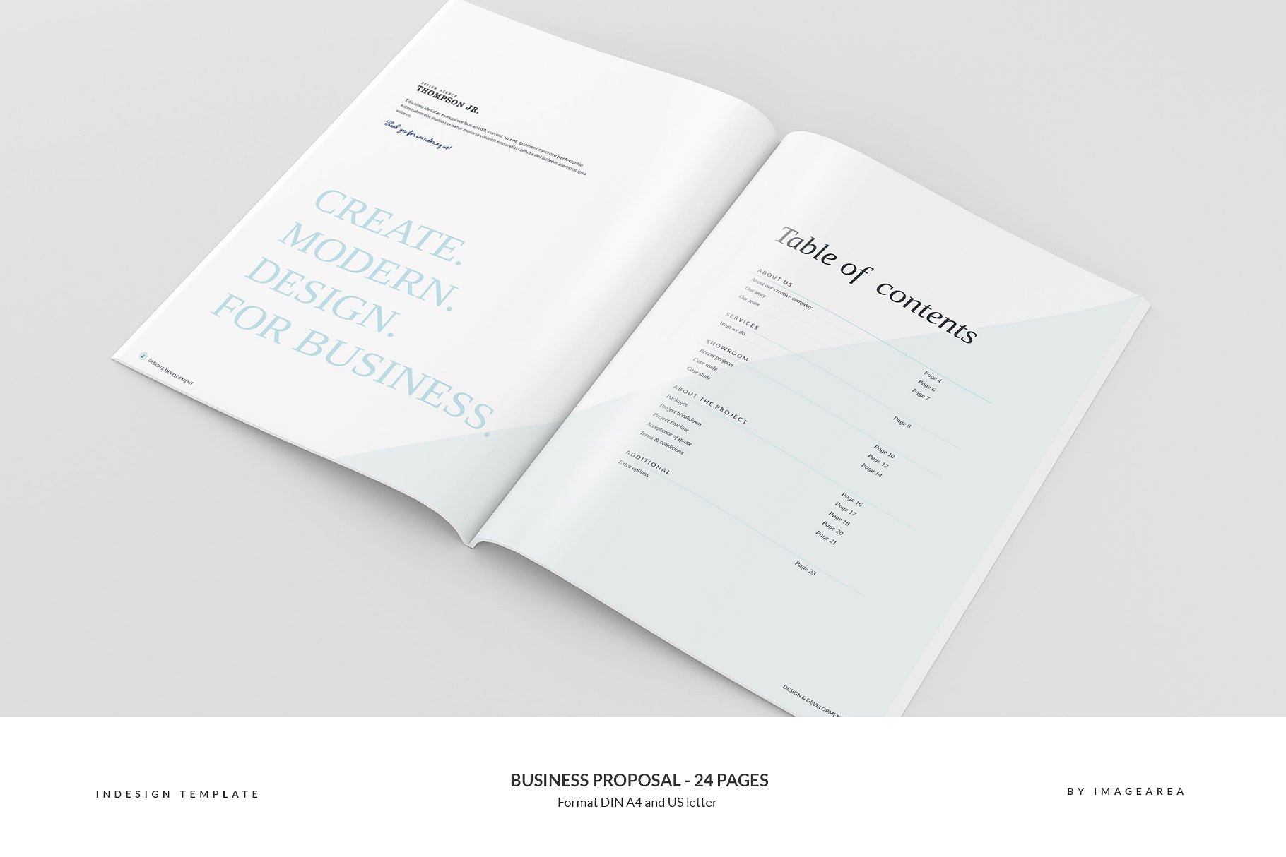 商业策划书计划书设计模板 Business Proposal – 24 pages插图(2)