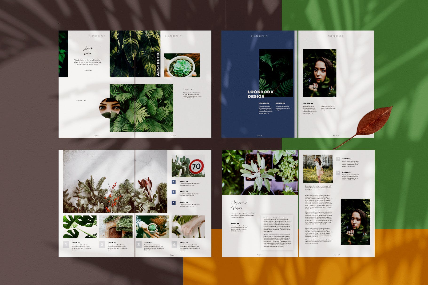 摄影/模特主题素材库精选杂志排版设计模板 ZAVOD Business Magazine Minimal Template – LS插图(4)