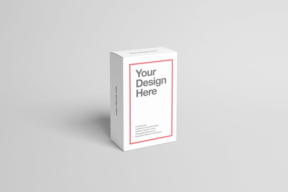 简约风产品包装设计效果图样机模板 Box / Packaging Mock-Up插图