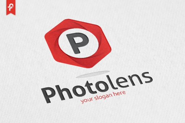 照相机镜头图形Logo模板 Photo Lens Logo