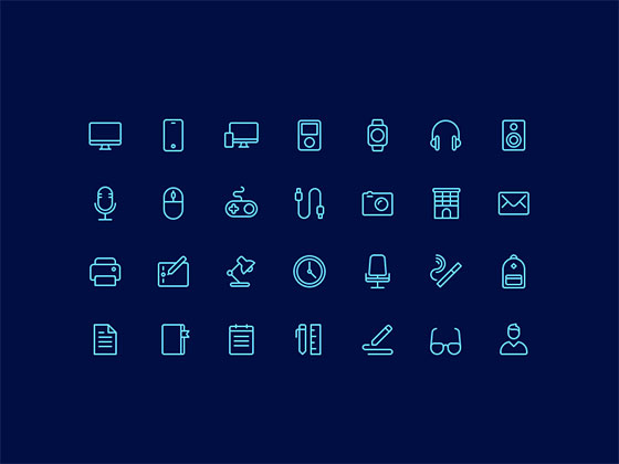 50 枚商务图标素材之家精选sketch素材