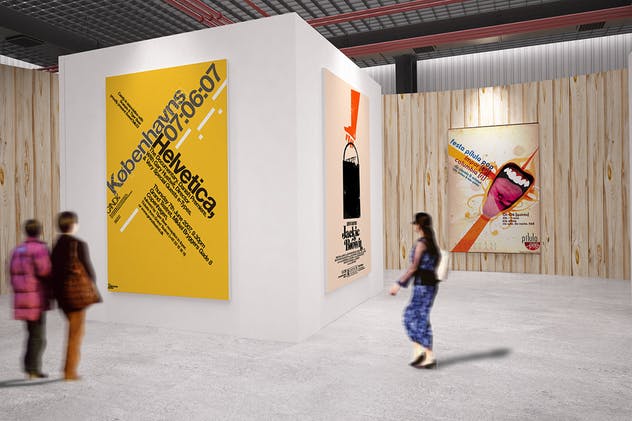 展馆艺术品海报展览样机Vol.5 Exhibition Mockup [vol 5]插图(2)