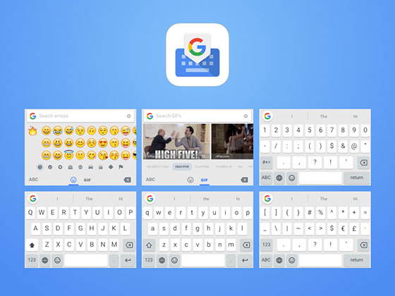 Google Gboard iOS 应用界面素材之家精选sketch素材