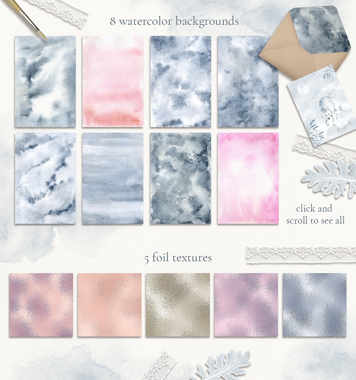 神奇和优雅的冬季森林素材合辑下载3.31GB[png,jpg,abr]插图(13)