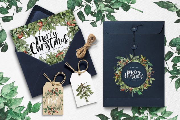 圣诞冬季仙境主题设计师工具包 Winter Wonderland Designer Toolkit插图(2)