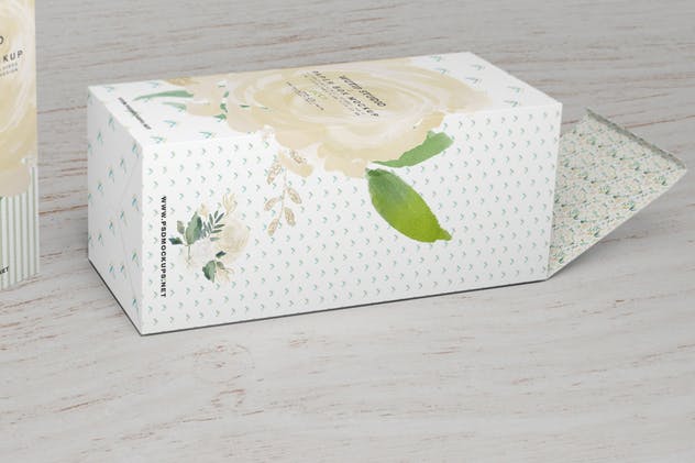 葡萄酒/饮料瓶外包装纸盒样机03 Paper Box Mockup 03插图(3)