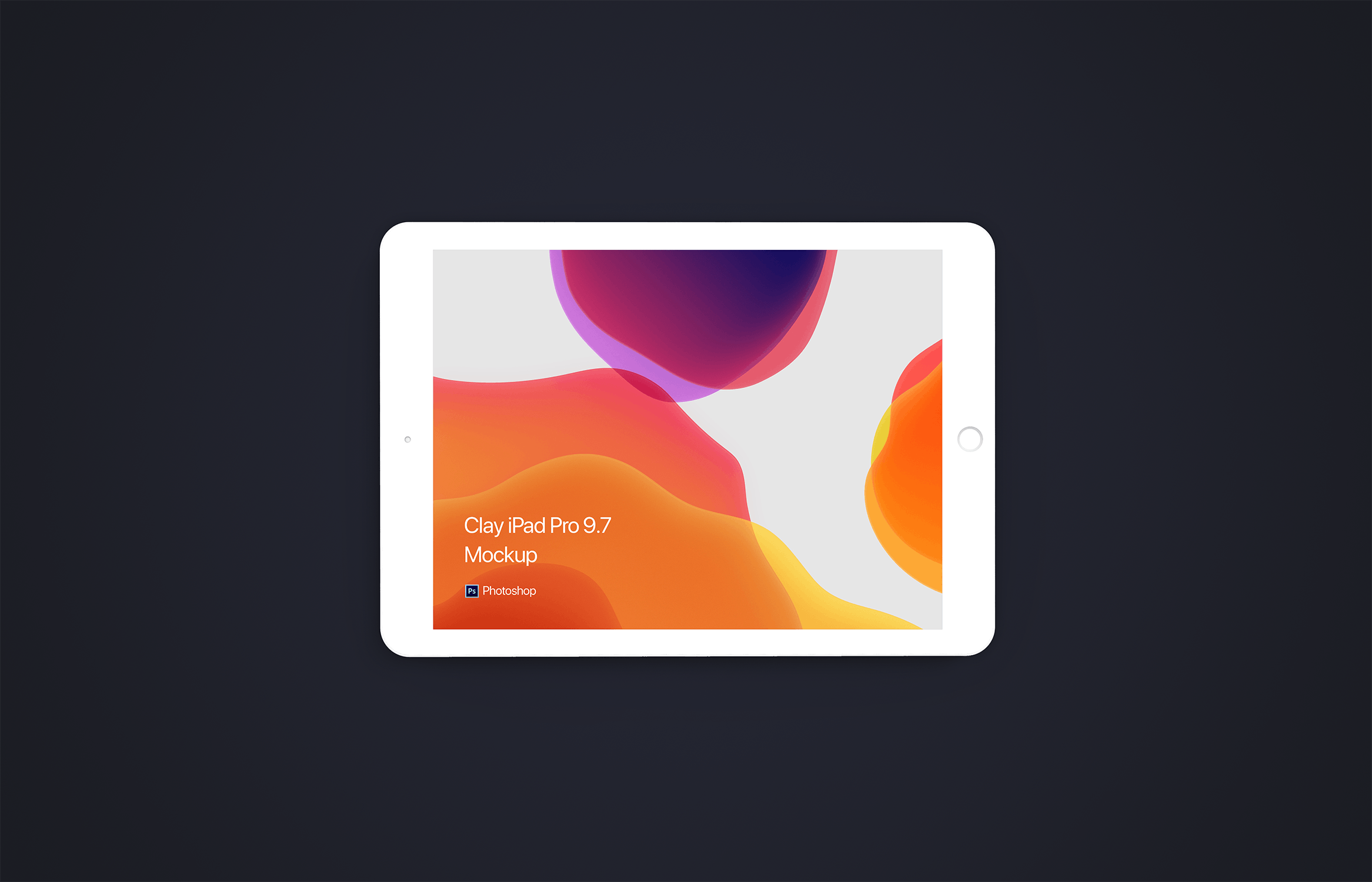 黏土材质iPad平板电脑素材库精选样机模板 Clay iPad Mockup插图(15)