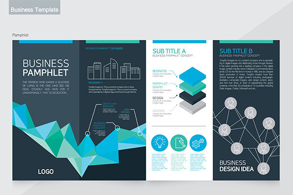 商业计划/工作流程信息图表传单设计