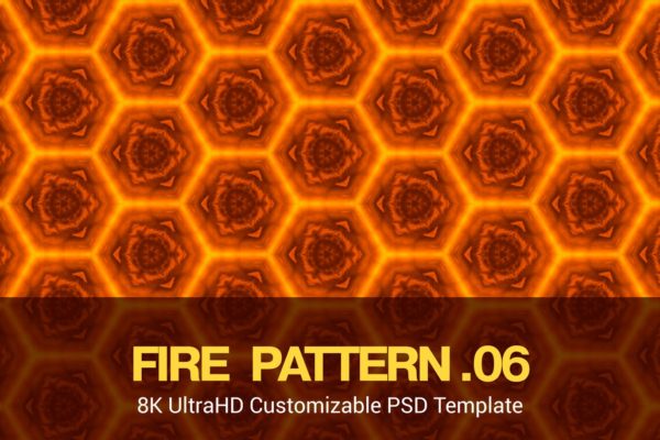 8K超高清无缝焰火/火花图案背景图素材v06 8K UltraHD Seamless Fire Pattern Background
