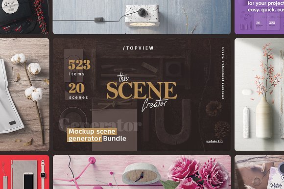 素材库下午茶：超级办公室物品品牌设计Mockups下载[PSD,解压后26GB+]插图