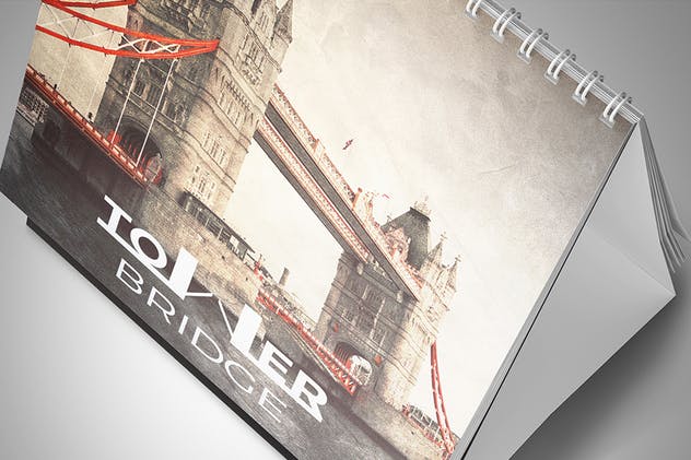 桌面日历设计展示样机模板v3 Desk Calendar Mock-Up vol.3插图(6)