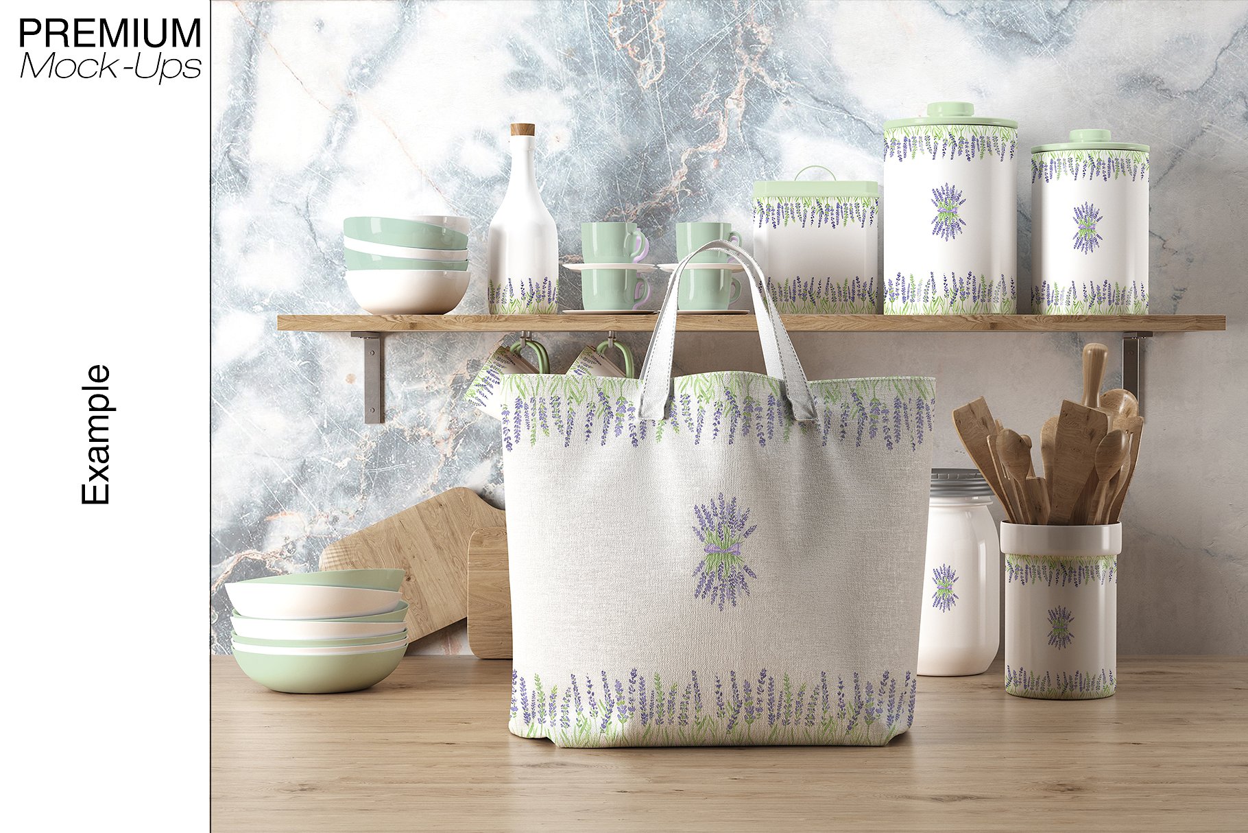 手提帆布环保袋展示样机下载 Tote Canvas Bag Mockups [psd]插图(6)