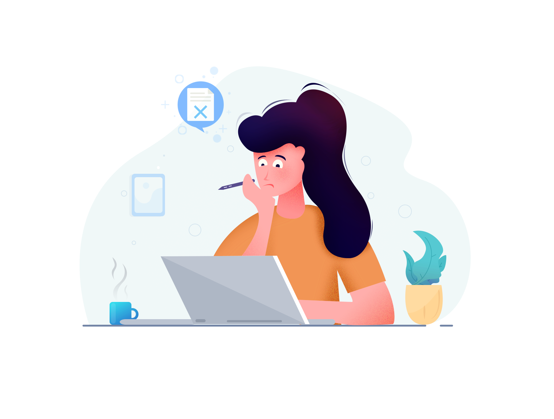 素材库下午茶：多彩的人物角色插画合集[PSD]插图(5)