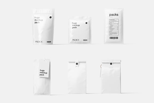 超高清食品包装样机大合集120 Packages Mockups