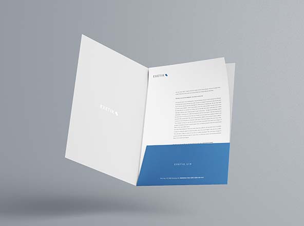 A4纸质文件夹设计样机模板 A4 Folder Mockup