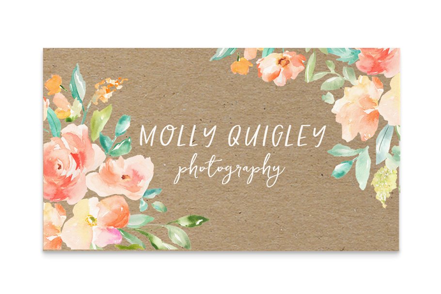 水彩花卉插画素材套装 Peonia Watercolor Flowers Set插图(7)