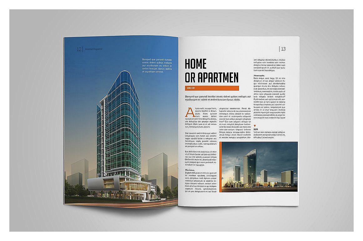 专业、整洁、现代的30页杂志画册模板插图(6)