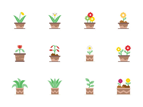 50 枚花园元素图标素材之家精选sketch素材