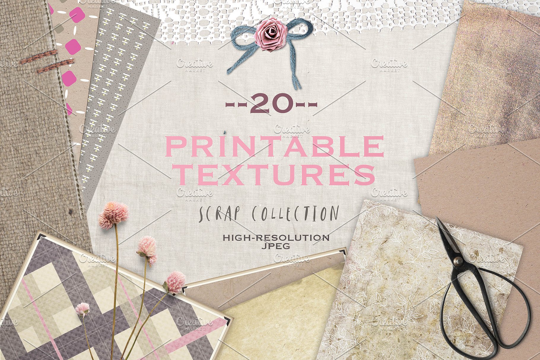 布艺拼接缝制风格猫动物插画 CATS ON PATCH插图(3)