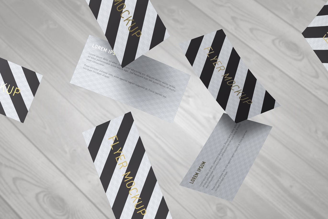 时尚高端名片海报设计VI样机展示模型mockups插图