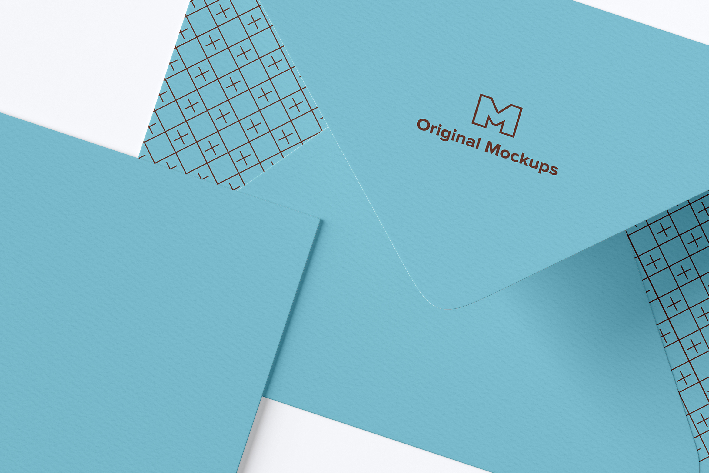 A7尺寸大小信封设计样机模板 A7 Envelope Exterior Layout Mockup插图(1)