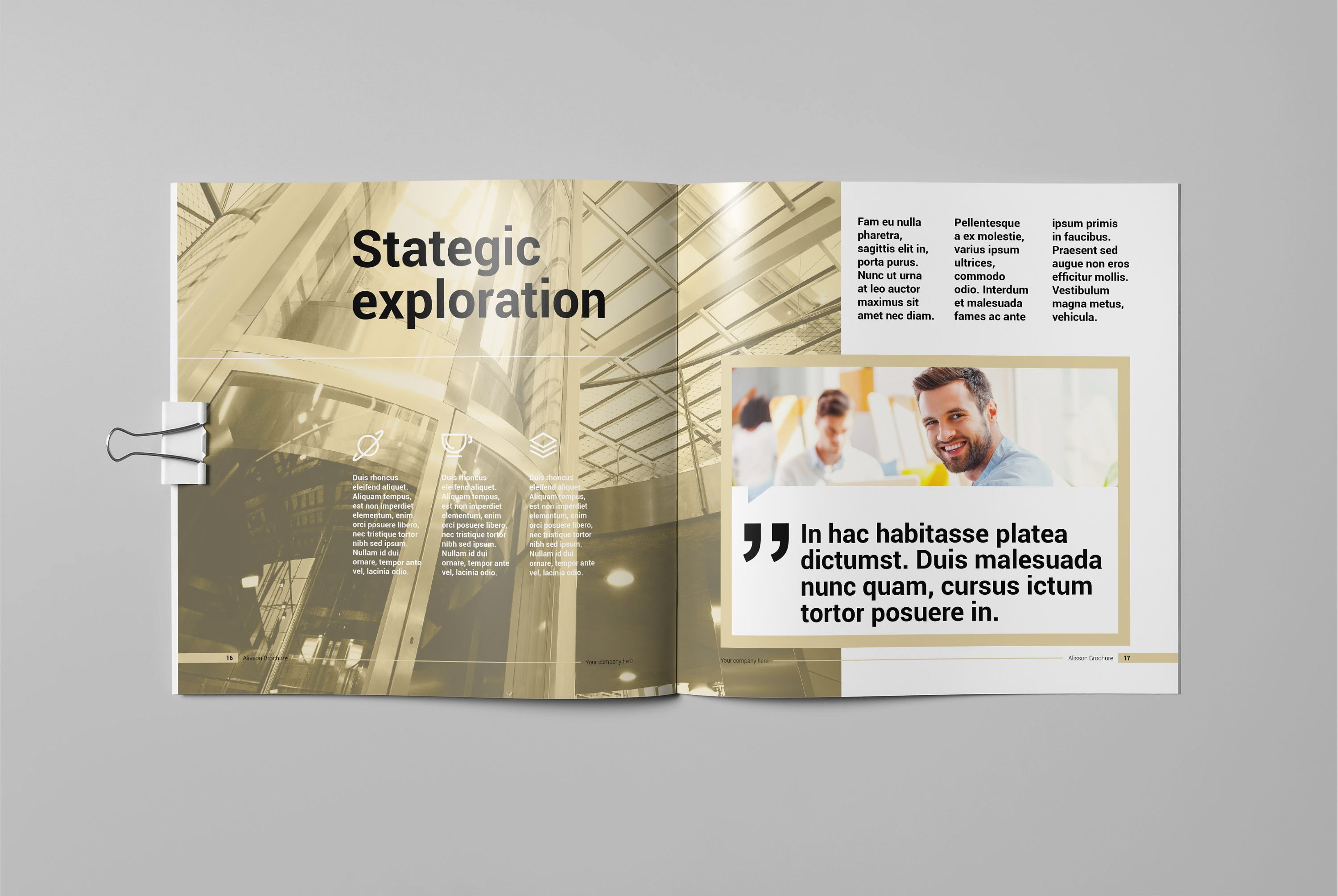 East Brochure–20页时尚简约的杂志模板下载[indd]插图(9)