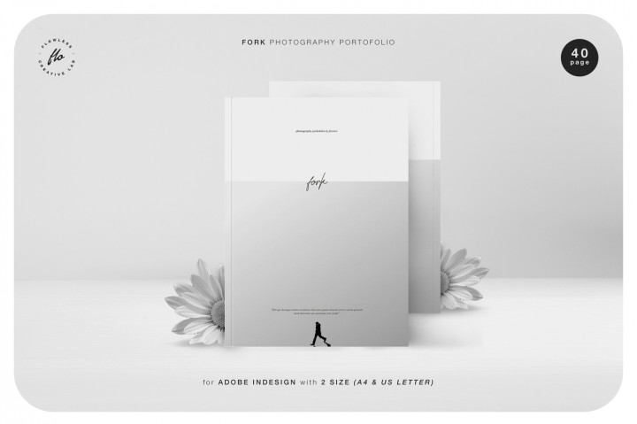 40页干净、美观、极简的摄影杂志模板下载[indd]插图