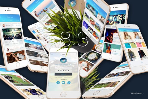 多用途极简主义手机APP应用UI套件8.3 8 Part 3 – Mobile UI Kit