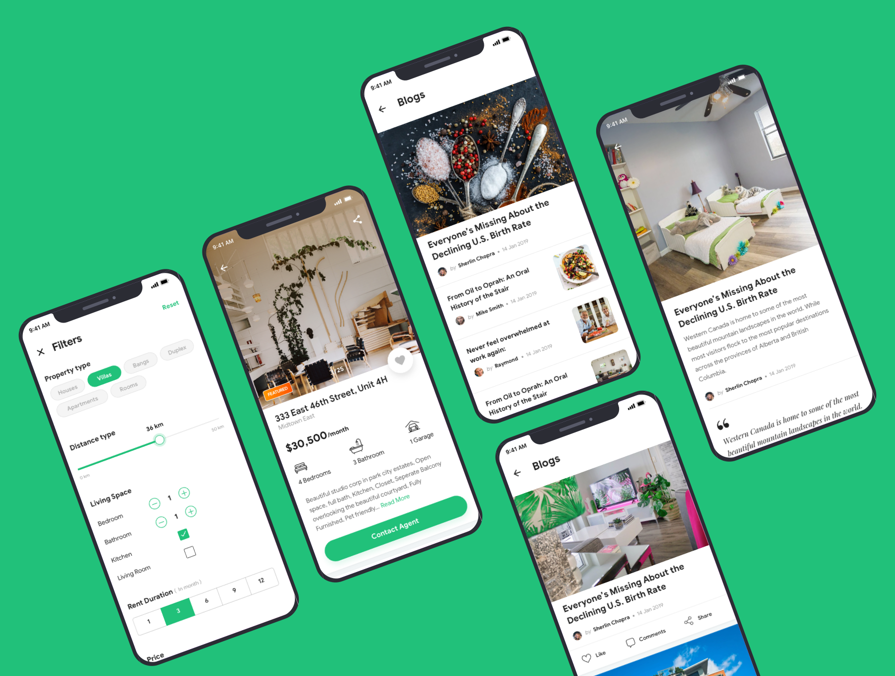 素材库下午茶：iOS酒店名宿美食交友APP UI KIT 下载 [Sketch]插图(2)