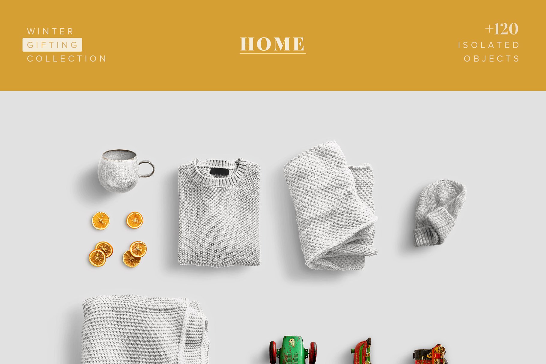 冬日节日礼品主题设计物料素材合集[3.15G] Winter Gifting Collection – CS插图(11)