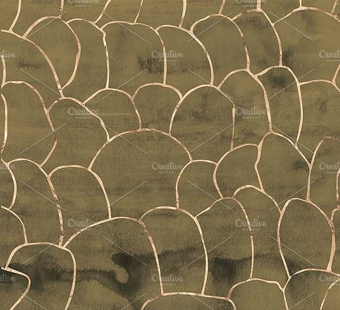 非常有质感大理石、金属鳞片&地址纹理 Petrol Emotions Gold Marble & Geodes插图(3)