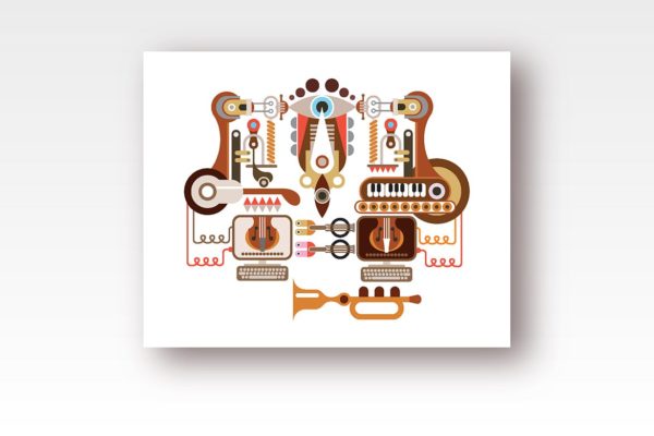 光盘机矢量图形设计素材 Jukebox vector graphic design