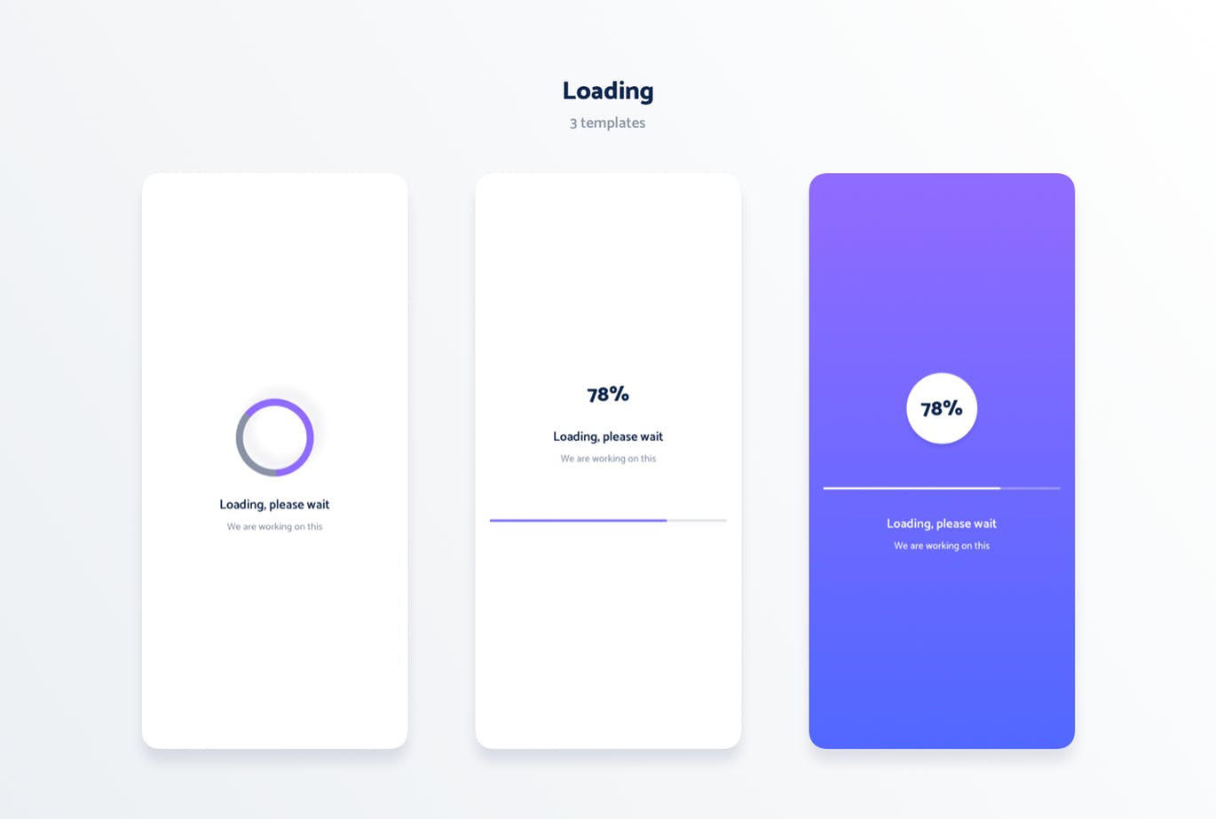 极简主义设计风格APP应用UI设计素材库精选套件v1 Spojeeto Mobile App UI Kit插图(5)