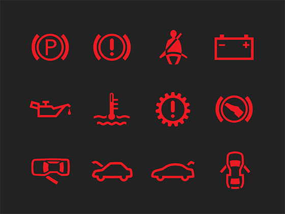 斯柯达汽车指示灯图标素材之家精选sketch素材