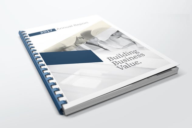 高档活页笔记本记事本印刷品样机 Comb Bound Book Mockups插图(2)