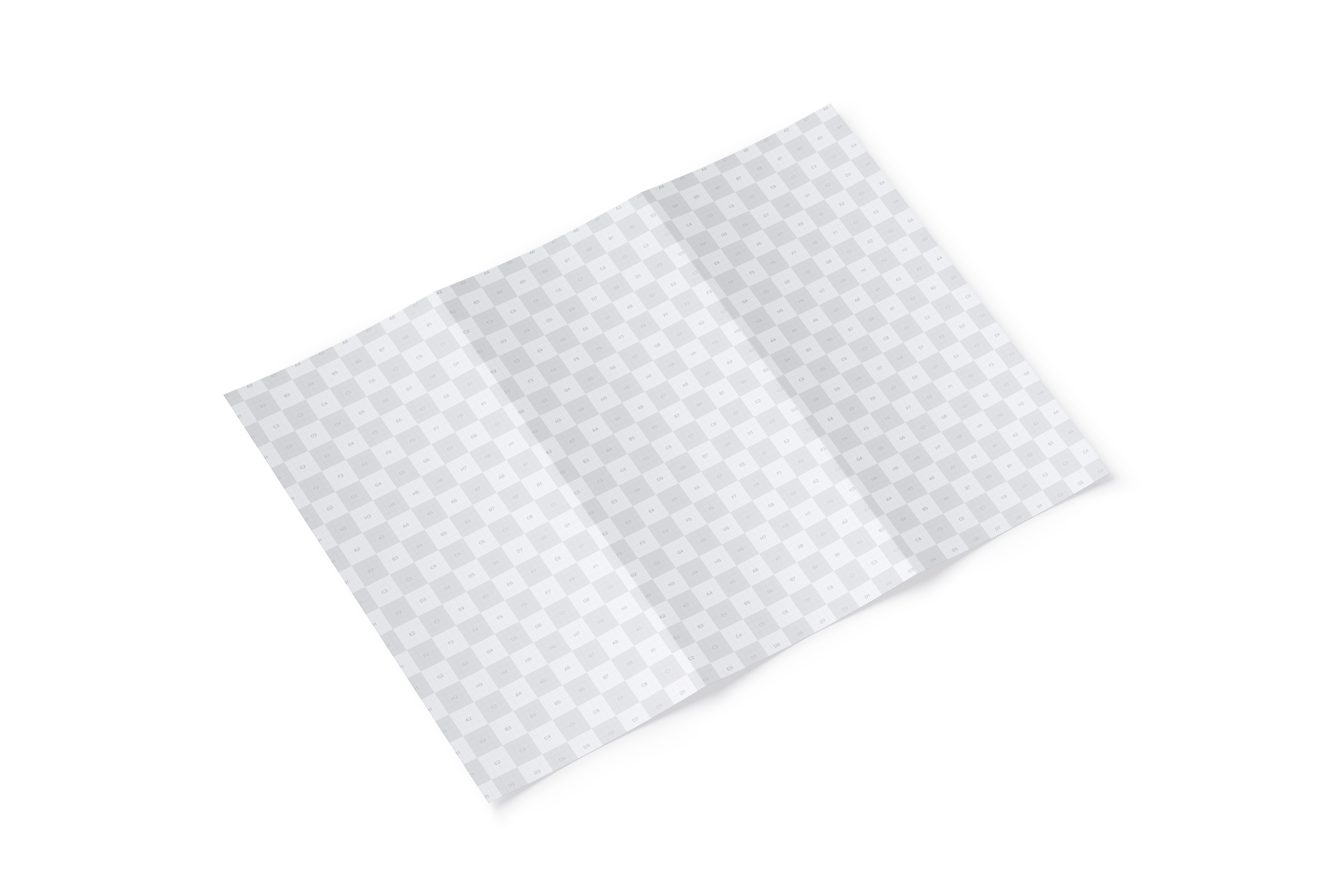 A4三折页折叠传单＆小册子设计效果预览样机02 A4 Trifold Brochure Mockup 02插图(2)