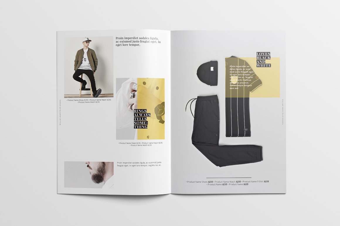 时尚极简的代言人简介杂志模板下载[indd]插图(5)