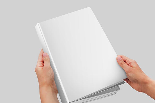 硬封精装图书样机模板 ID Book Mock-Up Photorealistic插图(5)